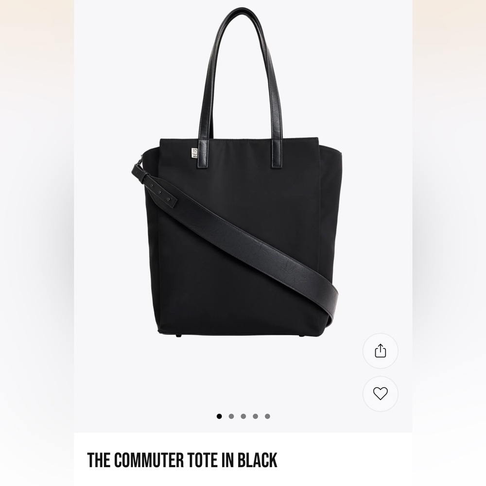 BÉIS black commuter tote NWT black perfect travel work bag